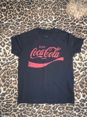 Coca Cola Black baby tee